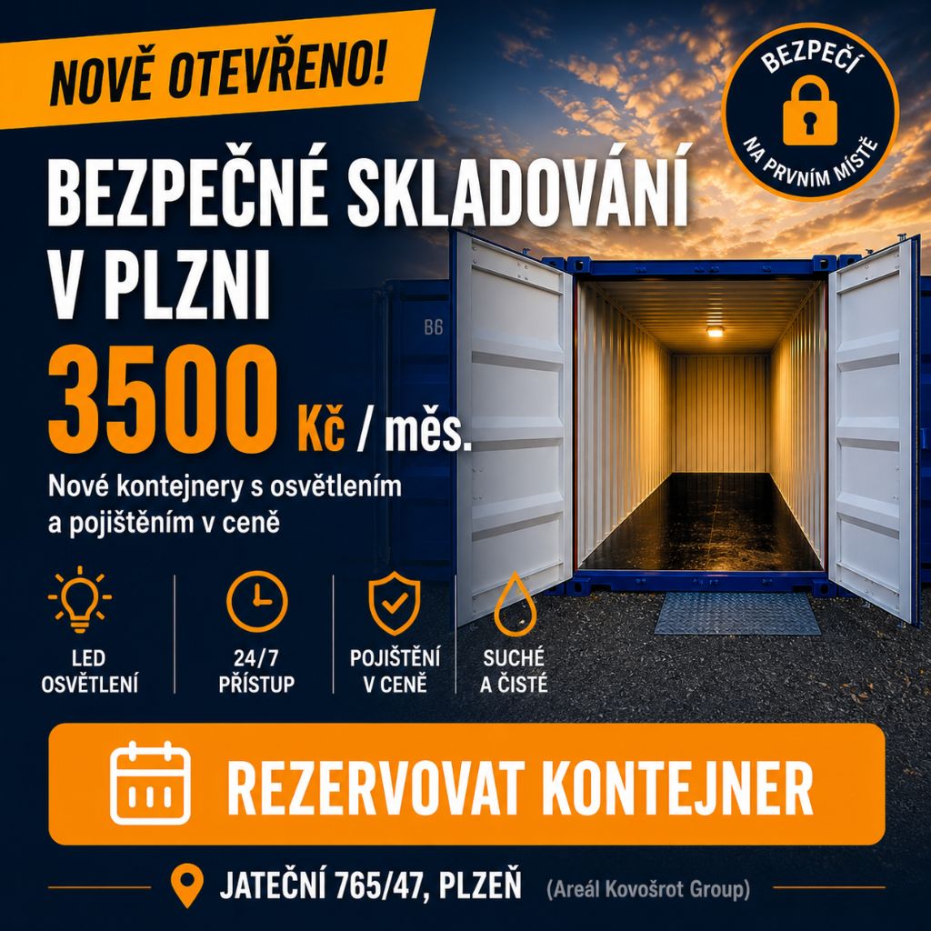 Pronájem skladovacích kontejnerů